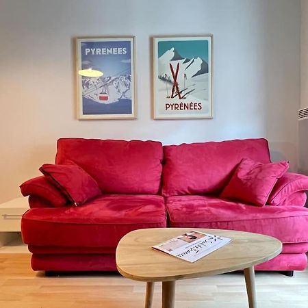 T3 Centre Ville Avec Parking, Balcon Et Wifi. 5P. Cauterets Luaran gambar